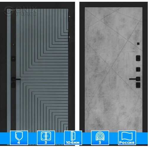 Входная дверь CREDOR 24 - Бетон светлый