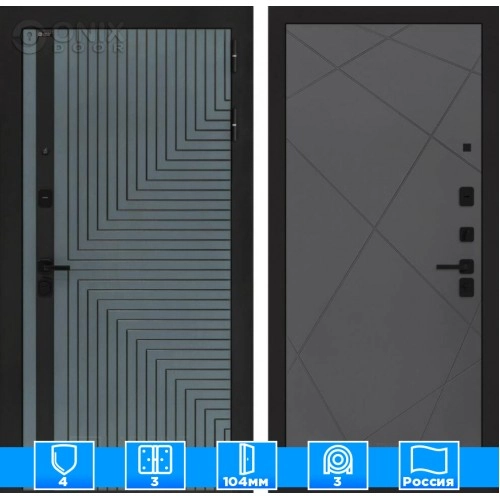 Входная дверь CREDOR 24 - Графит софт