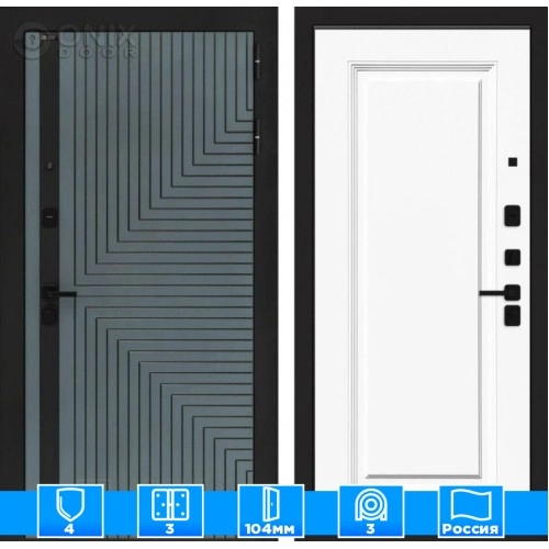 Входная дверь CREDOR 27 - Эмаль RAL 9003