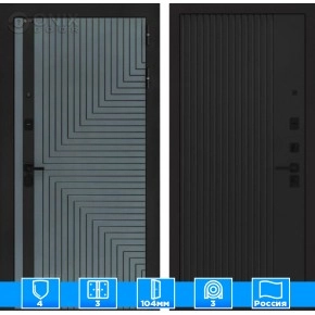 Входная дверь CREDOR 29 - Черный кварц