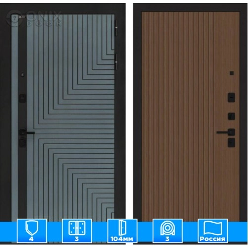 Входная дверь CREDOR 29 - Дуб кантри темный