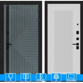 Входная дверь CREDOR 30 - Белый рельеф софт
