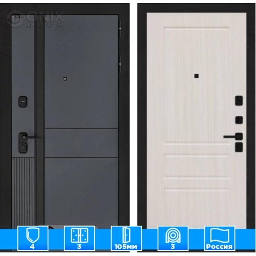 Входная дверь EVOLAB 03 - Сандал белый