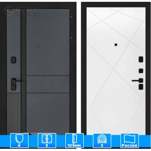 Входная дверь EVOLAB 24 - Белый софт