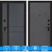 Входная дверь EVOLAB 24 - Графит софт