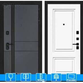 Входная дверь EVOLAB 26 - Эмаль RAL 9003
