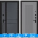 Входная дверь EVOLAB 30 - Серый рельеф софт