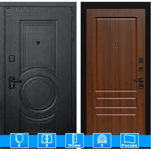 Входная дверь GRAND 03 - Орех бренди