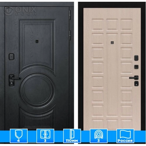 Входная дверь GRAND 04 - Беленый дуб