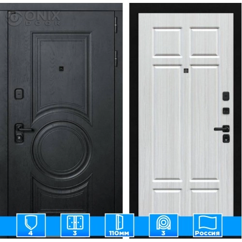 Входная дверь GRAND 08 - Кристалл вуд