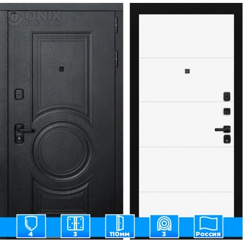 Входная дверь GRAND 13 - Белый софт