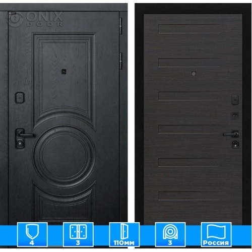 Входная дверь GRAND 14 - Эковенге горизонтальный