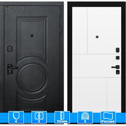 Входная дверь GRAND 21 - Белый софт