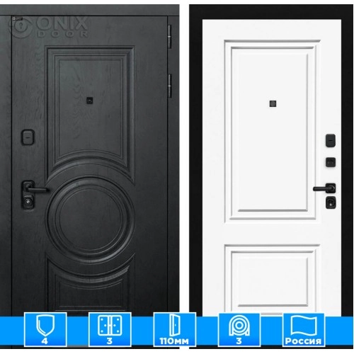 Входная дверь GRAND 26 - Эмаль RAL 9003