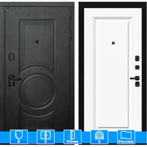 Входная дверь GRAND 27 - Эмаль RAL 9003