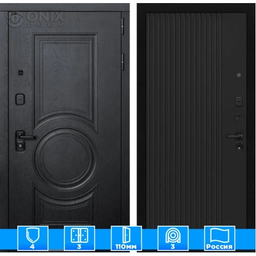 Входная дверь GRAND 29 - Черный кварц