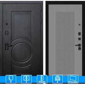 Входная дверь GRAND 30 - Серый рельеф софт