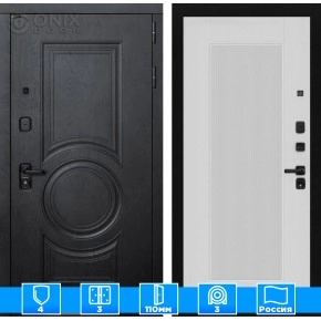 Входная дверь GRAND 30 - Белый рельеф софт