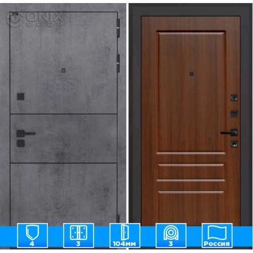 Входная дверь INFINITY 03 - Орех бренди