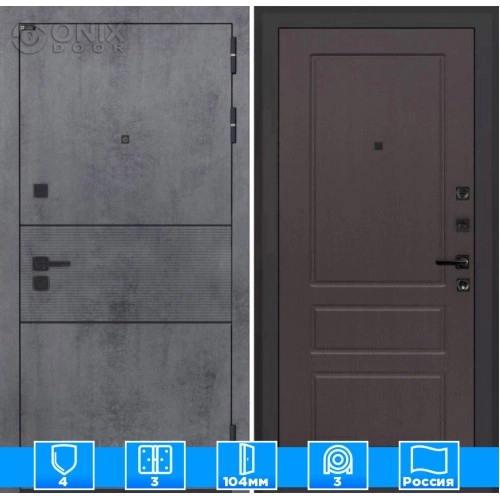 Входная дверь INFINITY 03 - Орех премиум