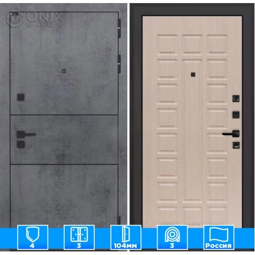 Входная дверь INFINITY 04 - Беленый дуб