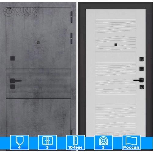 Входная дверь INFINITY 06 - Белое дерево