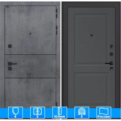 Входная дверь INFINITY 11 - Графит софт