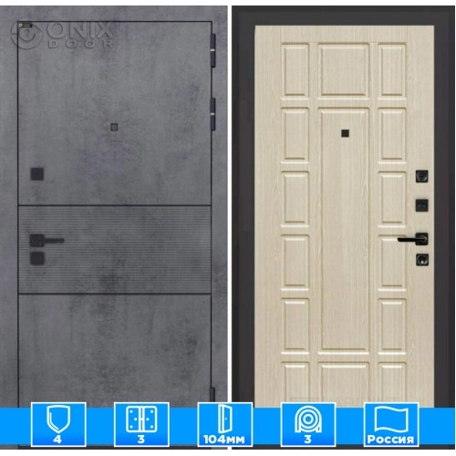 Входная дверь INFINITY 12 - Беленый дуб