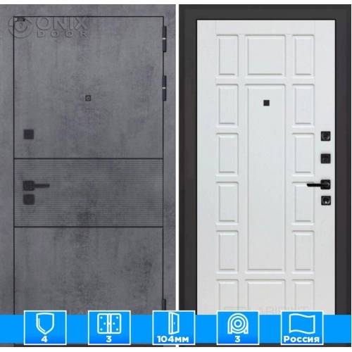 Входная дверь INFINITY 12 - Белое дерево