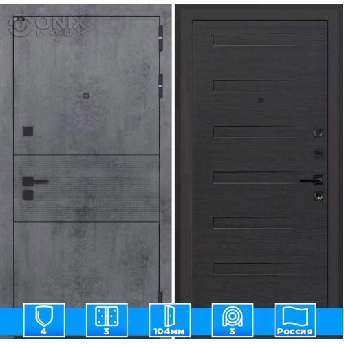 Входная дверь INFINITY 14 - Эковенге поперечный