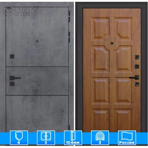 Входная дверь INFINITY 17 - Золотой дуб