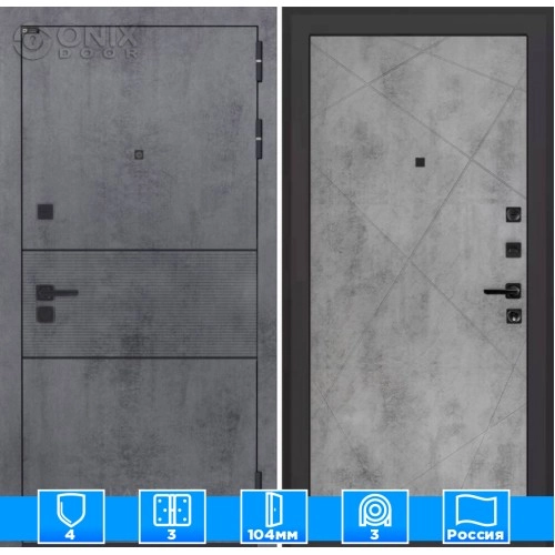 Входная дверь INFINITY 24 - Бетон светлый