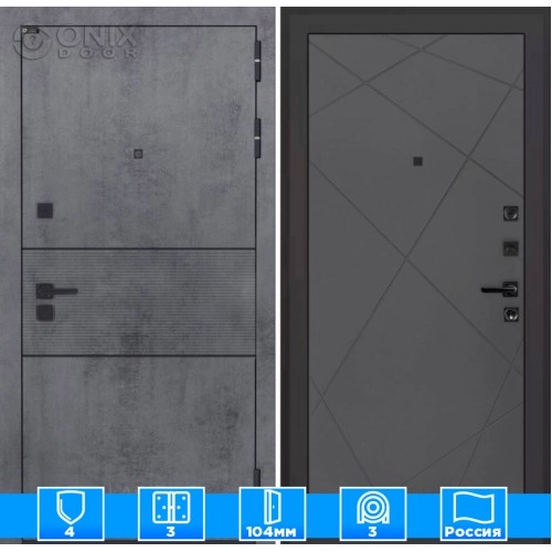 Входная дверь INFINITY 24 - Графит софт