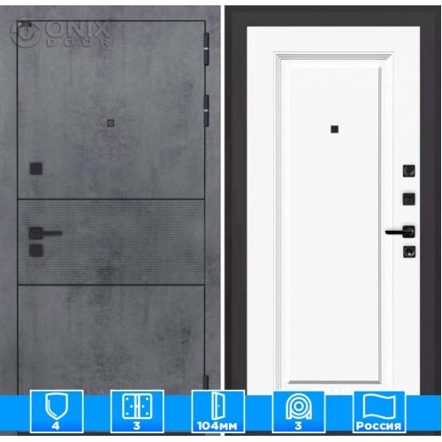 Входная дверь INFINITY 27 - Эмаль RAL 9003