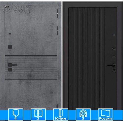 Входная дверь INFINITY 29 - Черный кварц