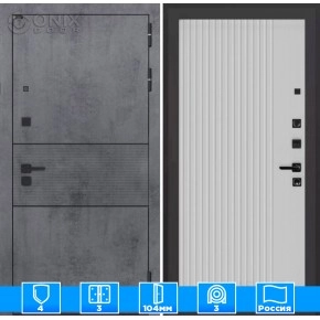 Входная дверь INFINITY 29 - Белый рельеф софт