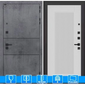 Входная дверь INFINITY 30 - Белый рельеф софт