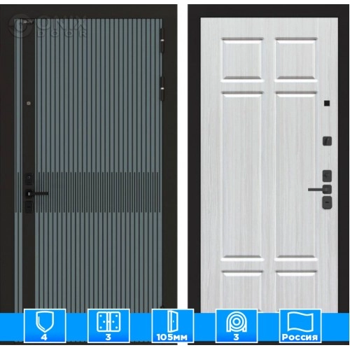 Входная дверь ISSIDA 08 - Кристалл вуд