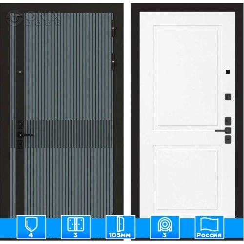 Входная дверь ISSIDA 11 - Белый софт