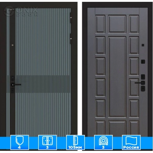 Входная дверь ISSIDA 12 - Венге