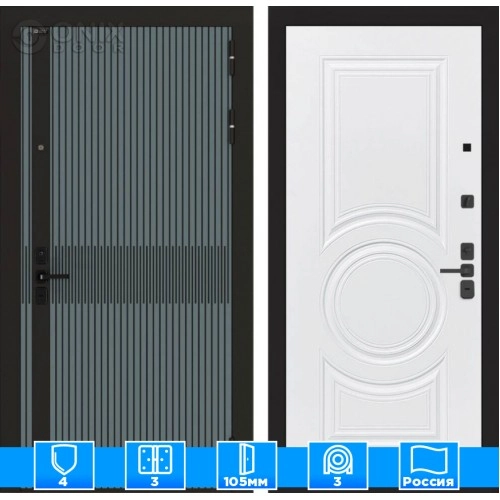 Входная дверь ISSIDA 23 - Белый софт