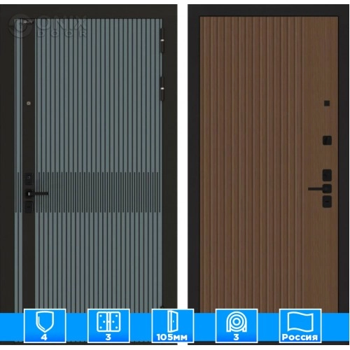 Входная дверь ISSIDA 29 - Дубкантритемный