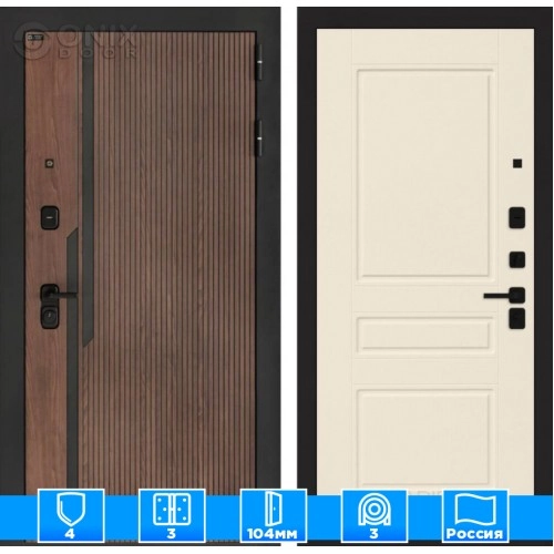 Входная дверь KARMINA 03 - Крем софт