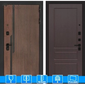 Входная дверь KARMINA 03 - Орех премиум