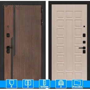 Входная дверь KARMINA 04 - Беленый дуб