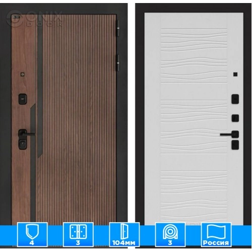 Входная дверь KARMINA 06 - Белое дерево