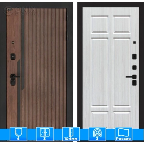 Входная дверь KARMINA 08 - Кристалл вуд