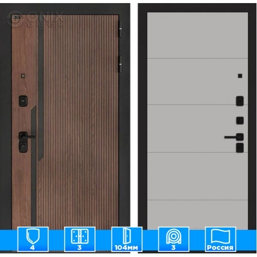 Входная дверь KARMINA 13 - Грей софт