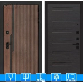 Входная дверь KARMINA 14 - Эковенге горизонтальный