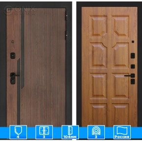 Входная дверь KARMINA 17 - Золотой дуб